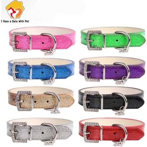 Dog Collar with Rhinestones for Small Dogs Necklaces for Dogs S M L XL XXL Chain Large dog Chihuahua Pet supplies