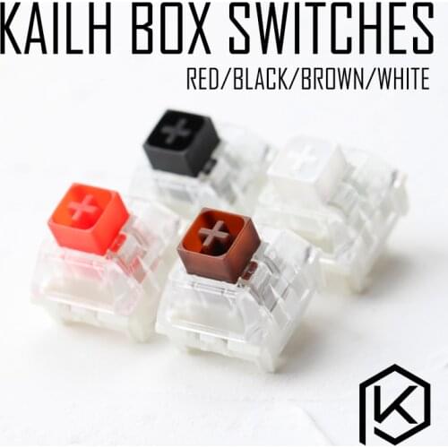 Kailh Box Switch Black Red Brown White RGB SMD Switches Dustproof Switch For Mechanical Gaming keyboard IP56 waterproof mx