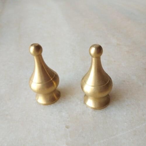 10pieces/lot M10 female ball head hanging board bullet-shaped brass nut decorative copper nut furniture hardware accessories