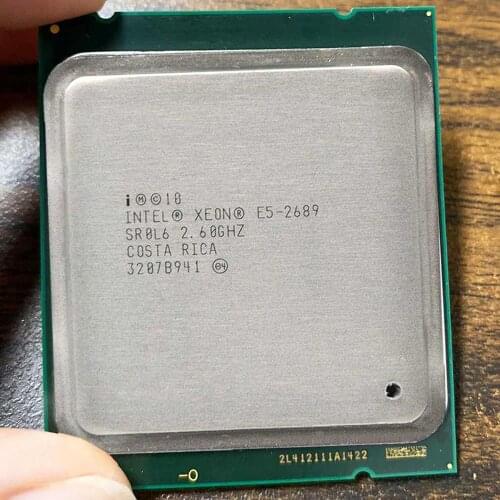 Intel Xeon E5 2689 E5-2689 LGA 2011 2.6GHz 8 Core 16 Threads CPU Processor suitable X79 motherboard