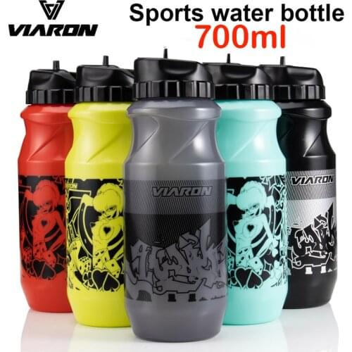 VIARON Bicycle Water Bottle 700ML MTB Leak Proof Cycling Drinking Mountain Bike Sports Bottle Portable Bike Kettle Outdoor Spor