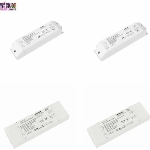 0-10V 1~10V Led Dimming Driver 100V-240V Input 40W 75W 24V 12V Output Led Single Color Strip Dimmable Power Driver PWM Push Dim
