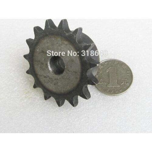 06B 15T 15Teeth Pitch 9.525mm 3/8" Bore not larger than 12.3mm Industry Transmission Driving Single Sprockets mechanical parts