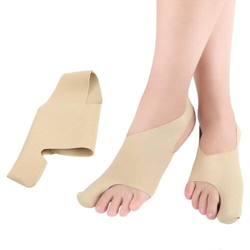 1 Pair Bunion Toe Straightener Bandage Hallux Valgus Corrector Foot Care Orthosis Support