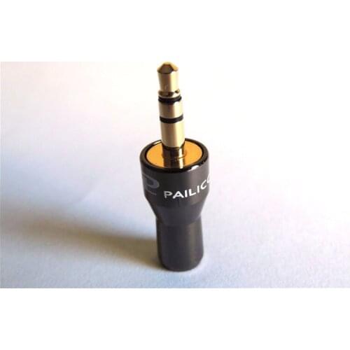 10pcs Copper 3.5mm Male Plug Gold Plated Stereo Audio Jack soldering connector