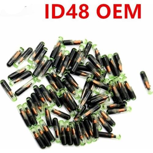 50pcs aftermarket ID48 ID 48 transponder chip Car Key Chip Blank OEM Auto Transponder Chip Glass ID 48 Unlock Chip