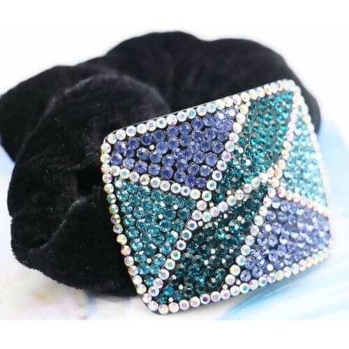 40*50mm Hair Accessory Wedding Headdress Headpiece Head Elestic Bands women Girls Jewelry Crystal Making Design Rope