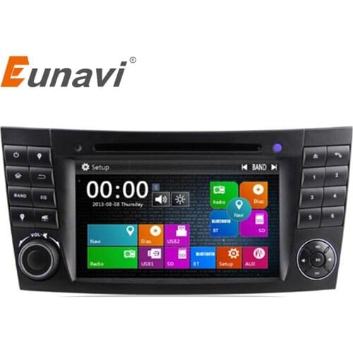 Eunavi 2 Din Car DVD Radio Player GPS navigation for Mercedes Benz W211 W219 W463 CLS350 CLS500 CLS55 E200 E220 E240 E270 E280