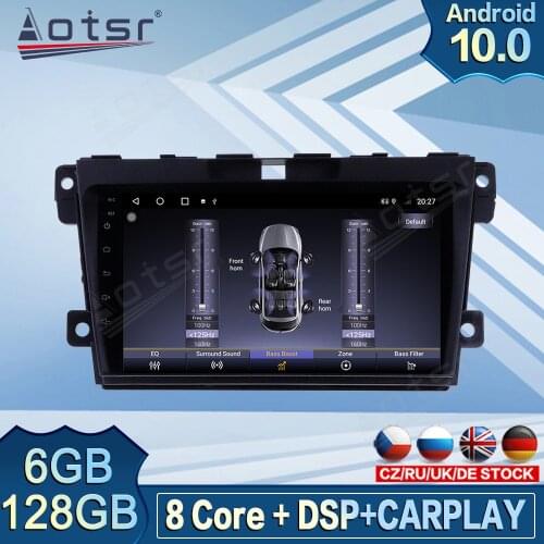 Car Radio GPS Navigation For Mazda CX-7 2008 - 2014 Android Multimedia Video DVD Player HD Screen Head Unit Audio 128GB Carplay