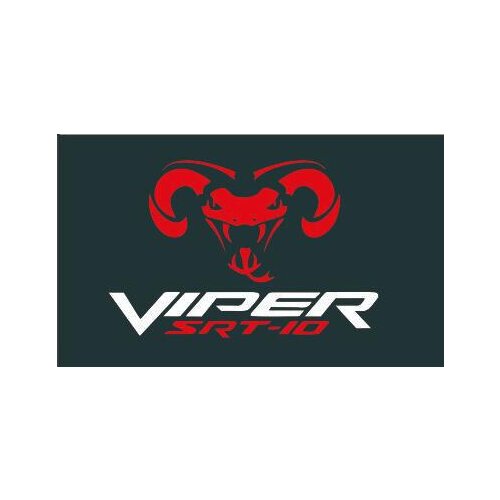 Car flag custom flag car DODGE VIPER SRT-10 banner 3x5ft 100% Polyester