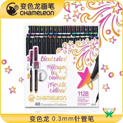 British Chameleon Pens Paint Set, Needle Pen, Colored Hook Pen, Glide, Painting Art Drawing Pen, Hand Drawing Cartoon,beginners