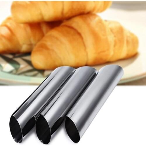 Cake Horn Mould Non Stick Danish Bread Cannoli Croissant Mold Bake Tubes Decor Puff Cone Pastry Baking Mold посуда для кухни