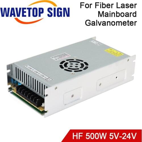 WaveTopSign Switching Power Supply HF500W-QV-A Output 24V15A 15V5A 5V5A Triple Output for Laser Marking Machine