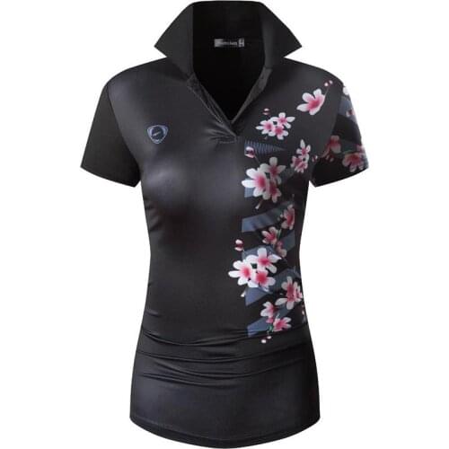 Jeansian Womens Casual Designer Short Sleeve T-Shirt Tee Shirts Tshirt Golf Tennis Badminton SWT290