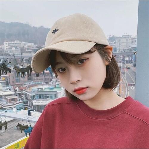 Hat Peaked Cap Korean Style Casual Street Baseball Cap Sun Protection Sun Hat Embroidery Cap Unisex