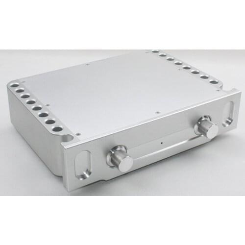 WF1169 Luxury aluminum Chassis Cass A Power Amplifier Enclosure Preamp Case Tube Amp Cabinet 270*360*86mm