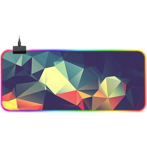 RGB Dazzle Color Is Beautiful Mouse Pad Stereo Art Mousepad Fashion Computer Desktop Pad High - Quality Large Game Mats