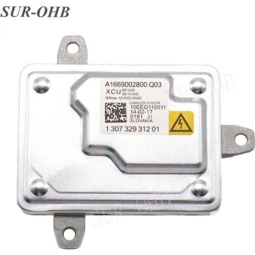 B Class 130732931201 HID D1S Xenon 8Pin Headlight 10EEG110011 Q03 d1r Ballast A1669002800 FOR GLK X204 1307329312 SLK car lights