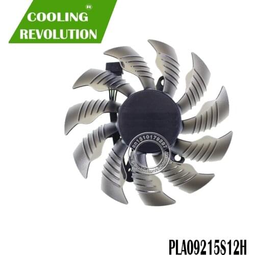 87mm T129215SU PLA09215S12H 4Pin 42mm Cooler Fan For Gigabyte GeForce GTX 960 GTX 950 R9 390 380 Graphics Video Card Cooling Fan