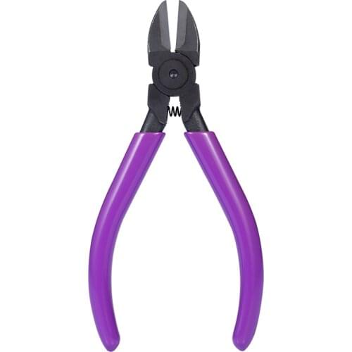 Electronic Diagonal Pliers Tungsten Steel Blade Wire Plastic Flush Cutter Electrician Cable Cutter Hand Tools 5Inch