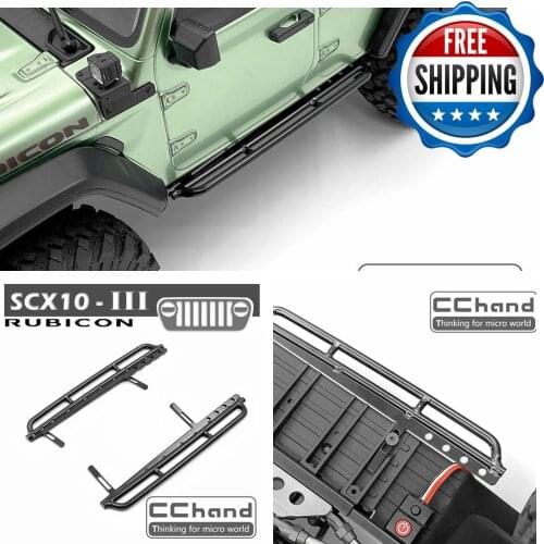 CCAHND metal side step pedal for AXIAL SCX10 III rc car part
