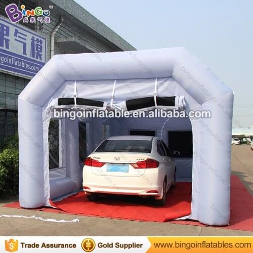 Durable 8X4X3 meters inflatable spray booth portable car painting cabin high quality work station car spray paint room toy tent
