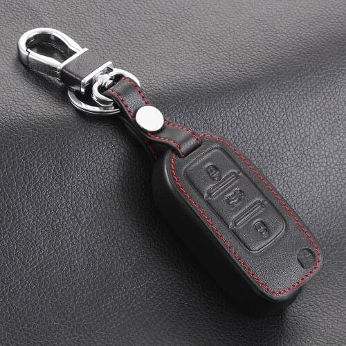 New Genuine Leather Car Key Cover for Volkswagen VW Jetta MK6 Tiguan Passat Golf POLO CC Bora For Skoda Octavia A5 Fabia Superb