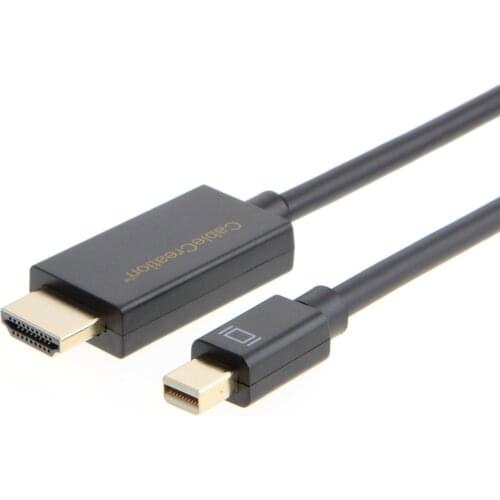 Mini DP to HDMI (4Kx2K),Mini DisplayPort (Thunderbolt Port Compatible) to HDMI AV HDTV Adapter for Mac Book