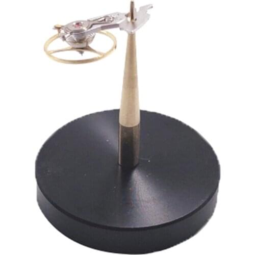 Durable Stand Balance Holder Tack Tool Practical Repair For Watch Adjust Beat Round Base Wear Resistance Metal Needle Accessory