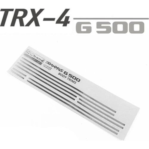 Rc Toys Model Car Body Trims Stickers Fit For TRAXXAS TRX-4 BENZ G500 Decorative Accessories