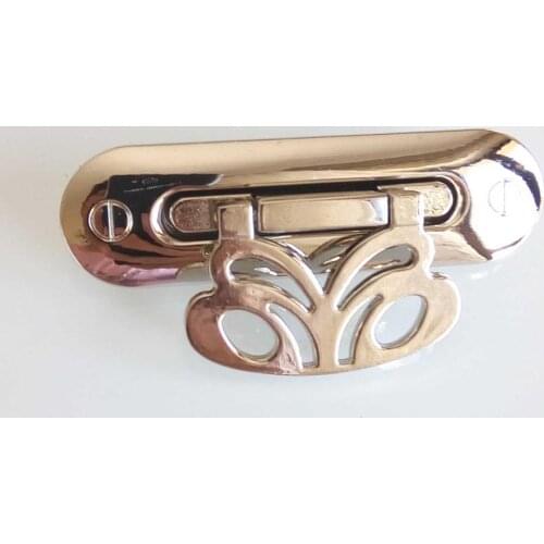 Silver color screw bag lock