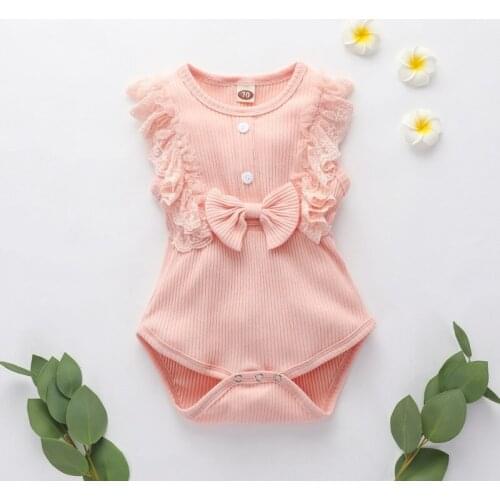 Pink Baby Clothes Set Cute romper Newborn Baby Clothes Birthday Outfits Baby girl Summer Clothes 2021 Infant Girl Clothes