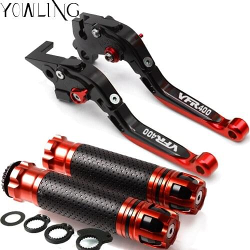 Motorcycle Brake Clutch Levers Handlebar grip Handle Hand Grips For HONDA VFR400 NC30 1989 1990 1991 1992 VFR 400 1994 1995 1996