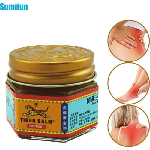 Sumifun 100% Original Red Tiger Balm Ointment Pain Killer Ointment Muscle Pain Relief Ointment Soothe Itch C105