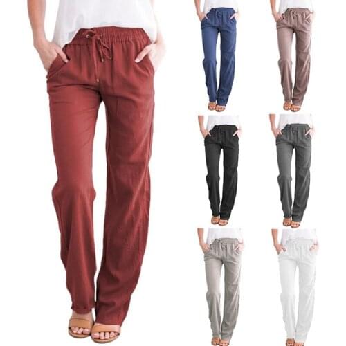Women Fashionable Wide Leg Pants High Waist Solid Color Casual Long Straight Pants Female Trousers Daily Commute Wear