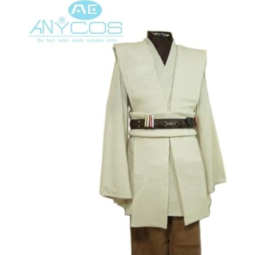 Star Cosplay Wa Kenobi Jedi TUNIC Adult Robe Costume Custom-made Movie Cosplay Costume For Men Halloween Party