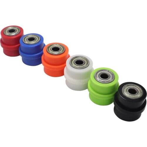 8mm 10mm Drive Chain Roller Tensioner Bike Pulley Wheel Slider Guide For Street Enduro Motorcycle Motocross ATV CRF CR XR YZ WR