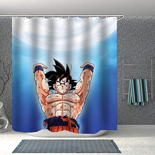 Anime Shower Curtain Polyester Fabric Bath Curtain Hook Waterproof Kids Children Bath Curtain