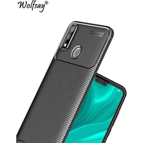 For Huawei Y8S Case Bumper Silicone TPU Carbon Fiber Shockproof Phone Case For Huawei Y8S Cover Case Huawei Y8S Y6S Y9S Y5P Y6P