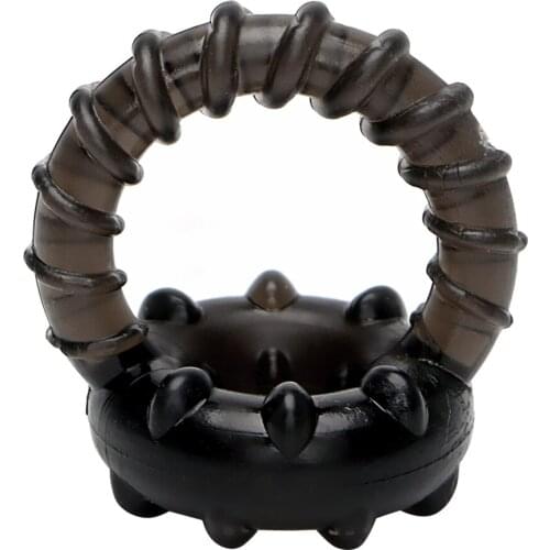 Dual Penis Ring Delay Ejaculation Cock Ring Erotic Toys Enlargement Male Erection Stretcher Sex Toys for Men