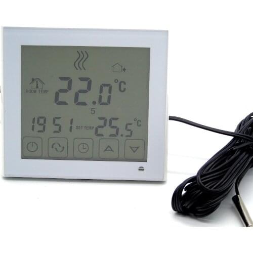 EU underfloor heating thermostat weekly programmable 5+2