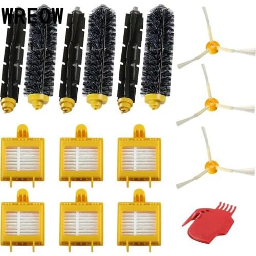 Filter+ Side Brush+Bristle and Flexible Beater Brush + Cleaning Tools Soft Brush Filter 3 Armed Side Brush Set for 700 760 770