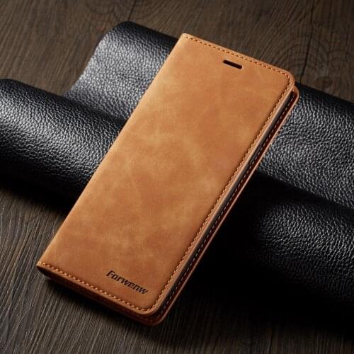 Flip Case For Samsung Galaxy Note 10 9 S10 S9 Plus S8 Plus PU Leather Card Slot Photo Frame Stand Shock Proof Book Cover Case