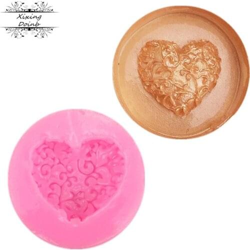 Heart Candy craft tool wedding cake decoration soft candy silicone mold chocolate DIY baking tool