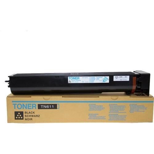 1 Pack High Yield TN611 TN411 TN611K TN411K Black Toner Cartridge Compaitble For Konica Minolta Bizhub C550 C650 C451 Printer