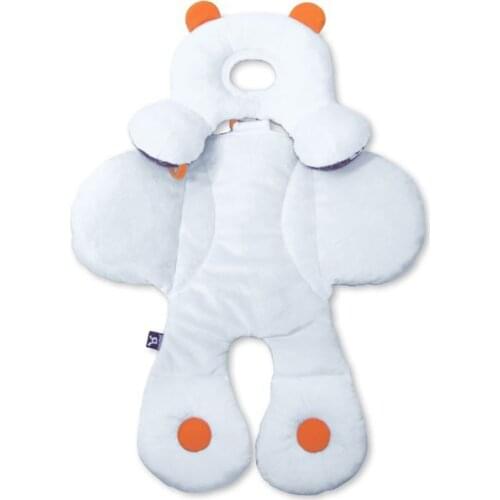 KUBEAR BEAR Soft Infant Anti Roll Sleeping Head Support Pillow Newborn Baby Neck Protection Crib Flat Head Pillow BC111 PR49