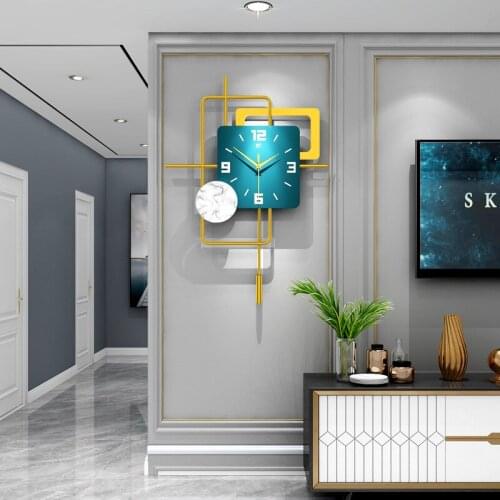 Fashion and Creative Clocks, Living Room Wall Clocks, Modern Minimalist Home Decoration Clocks, Nordic Light Luxury Art Quartz