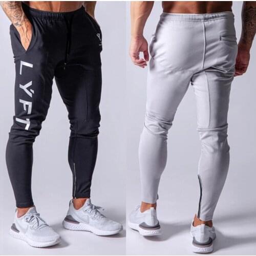 Sweatpants Men Sport Running Pants GYM Pants Men Joggers Cotton Trackpants Slim Fit Pants Bodybuilding Trouser 2021 New