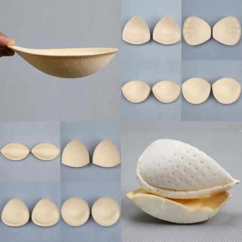 Invisible Bra Pads Women Intimates Accessories Sponge Swimsuits Padding Chest Pad Padding Insert Push Up Bra Pad Breast Enhancer