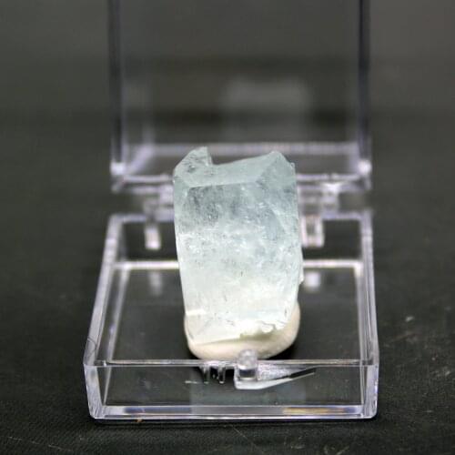 100% Rare Natural Aquamarine gem Mineral specimen stones and crystals healing crystals quartz gemstones box size 3.4cm
